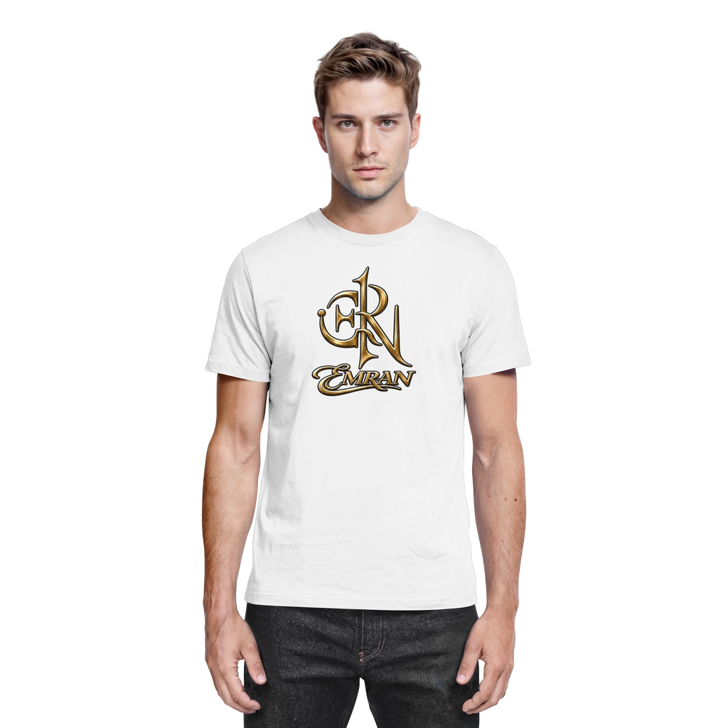 EMRAN Signature Gold Logo T-Shirt